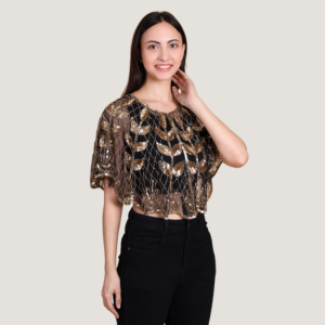 GOLDEN LUXE CAPE TOP